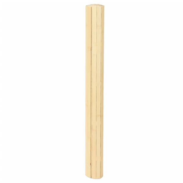 Matta rektangulär ljus naturlig 80x200 cm bambu