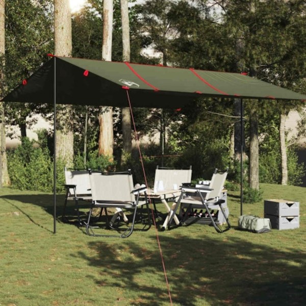 Tarp olivgrön 451x420 cm vattentät