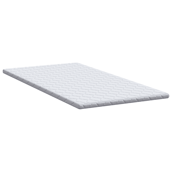 Kokostopper Vit 90 x 190 cm Jacquardtyg