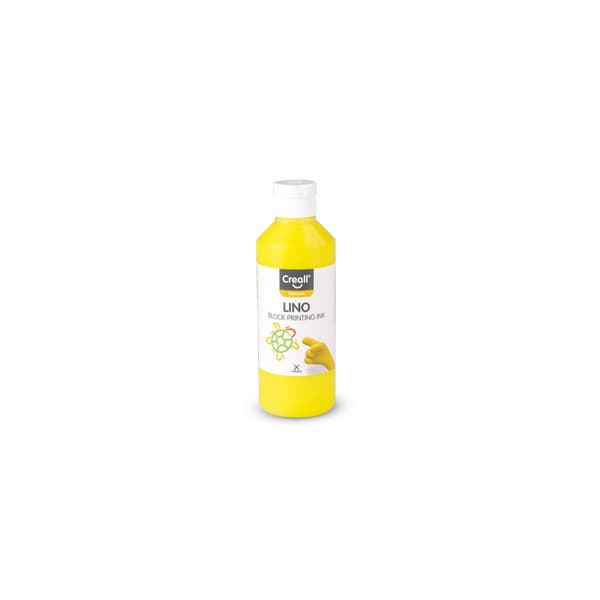 Tryckfärg Lino CREALL 250ml gul