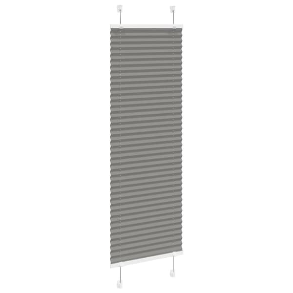 Plisserad persienn antracit 50x150cm tyg bredd 49,4cm polyester