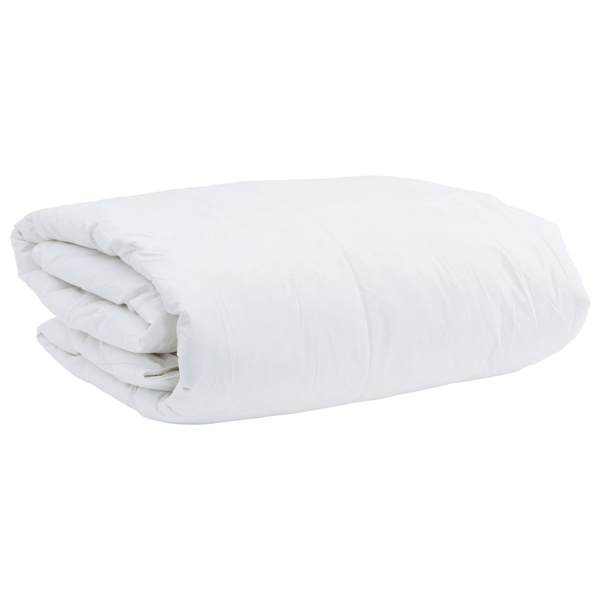 Vinter Täcke med kudde 2 pcs Vit Dunfjäder