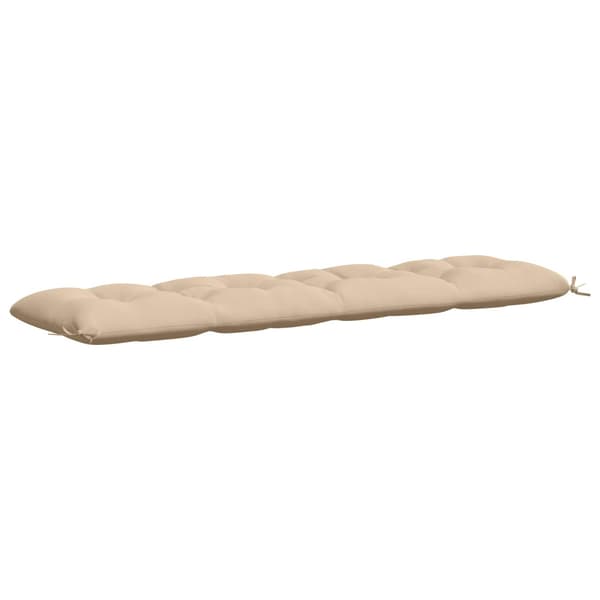 Bänk kudde VIANEN 100% Polyester Gräddvit 200 x 50 x 12 cm