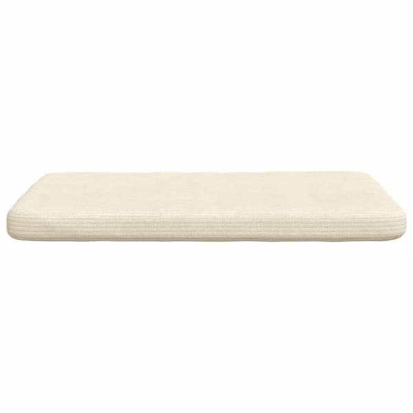 Sittkuddar 4 pcs Kräm 40 x 40 x 3 cm Kordread tyg