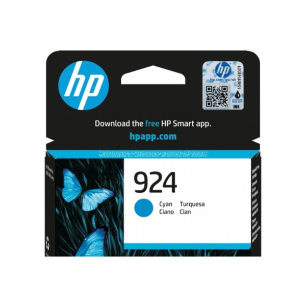HP 924 - cyan - original - Officejet - bläckpatron
