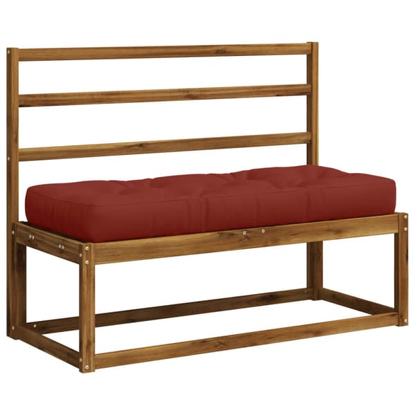 Pallkudd VIANEN 100% Polyester Röd 120 x 50 x 12 cm