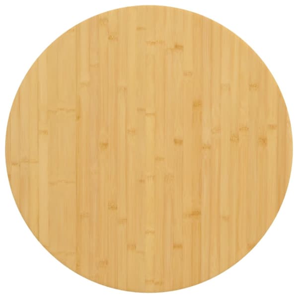 Bordsskiva Ø70x4 cm bambu