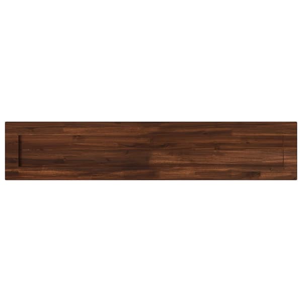 Rektangulärt Bordsskiva 90 x 50 x 3,5 cm Rektangulär Mörkbrun