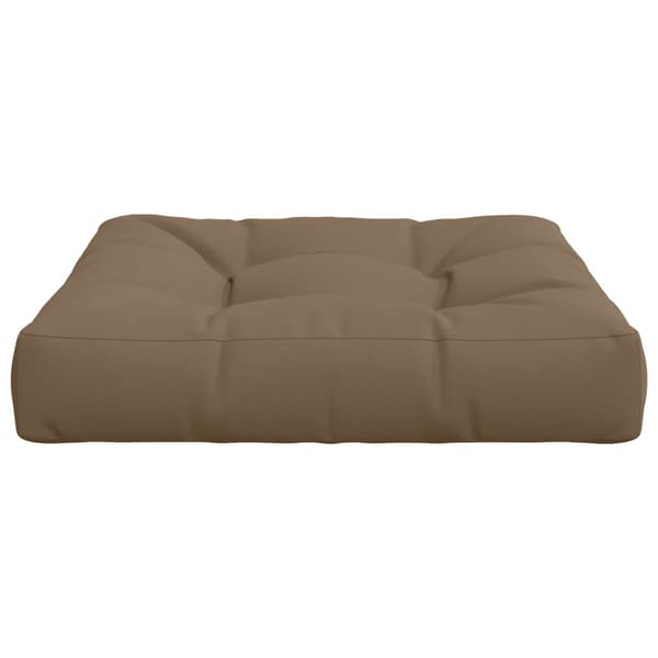 1-delad Sittdyna VIANEN 100% Polyester Taupe 70 x 70 x 12 cm