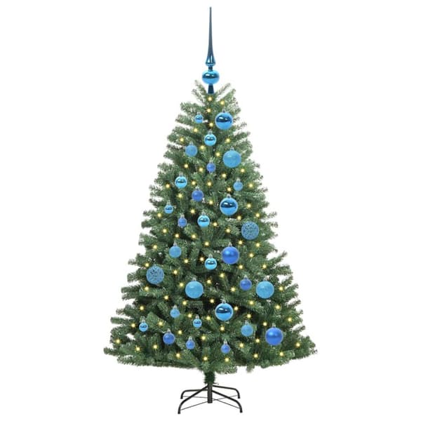 Plast Hingad Julgran Grön 120 cm PVC och metall