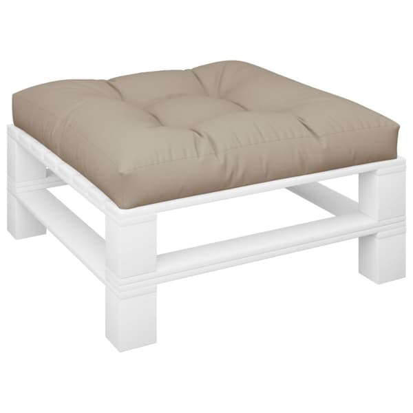 Palldyna taupe 80x80x12 cm tyg