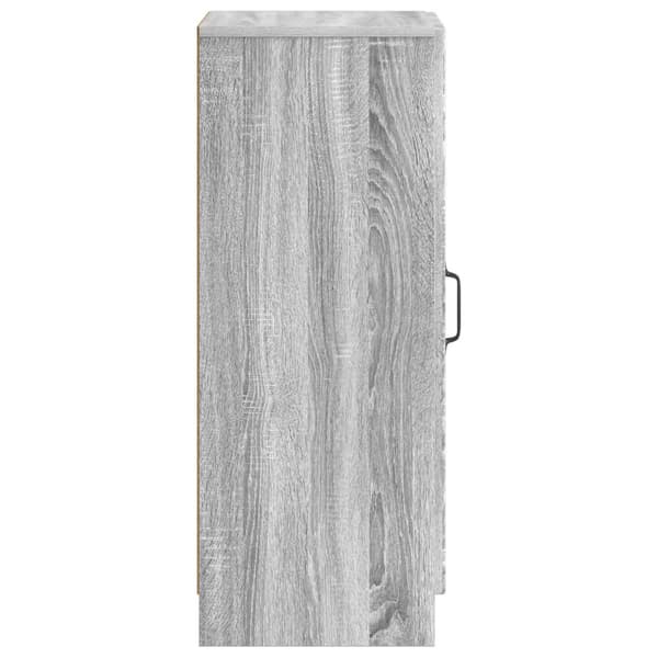 Sideboard Grå sonoma-ek 33 x 34,5 x 87 cm Konstruerat trä