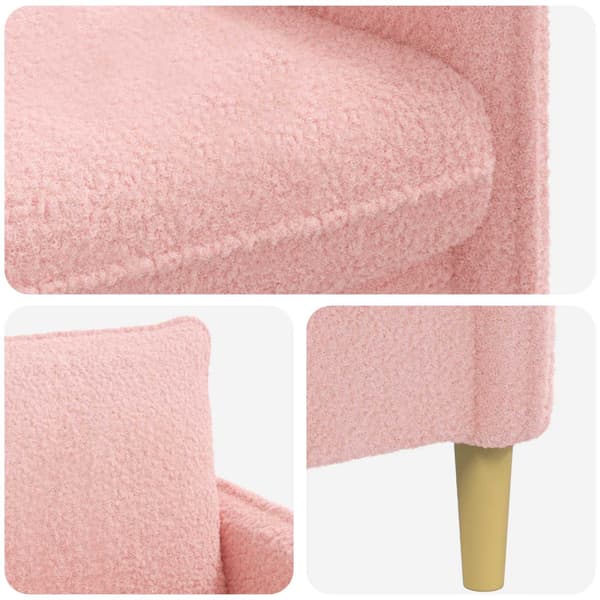 XL Fåtölj Rosa Bouclé