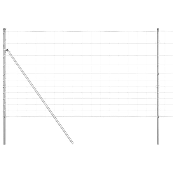 Stängselstolpe Galvaniserad 50 x 1,4 m Stål