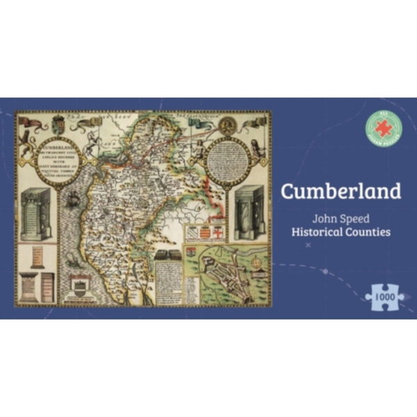 Cumberland Historical 1610 Map 1000 Piece Puzzle