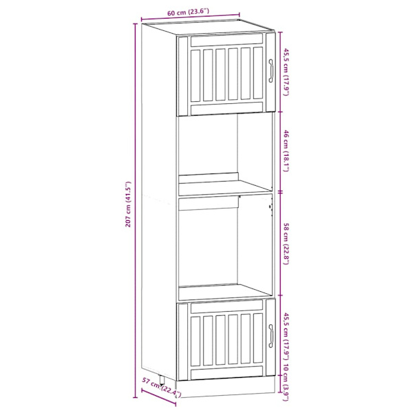 Köksskåpsset Kalmar 7 delar vit konstruerat trä