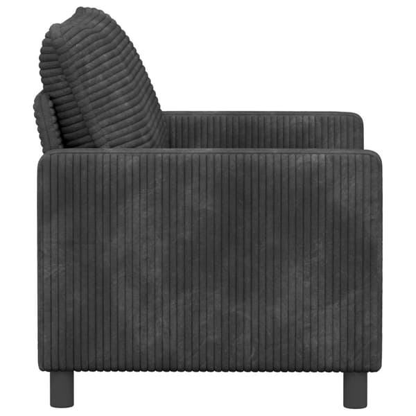 Soffa Mörkgrå 126 x 81 x 87,5 cm Polyester