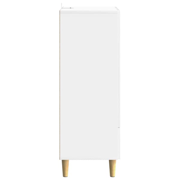 Sideboard Vit högglans 66 x 34,5 x 95 cm Konstruerat trä