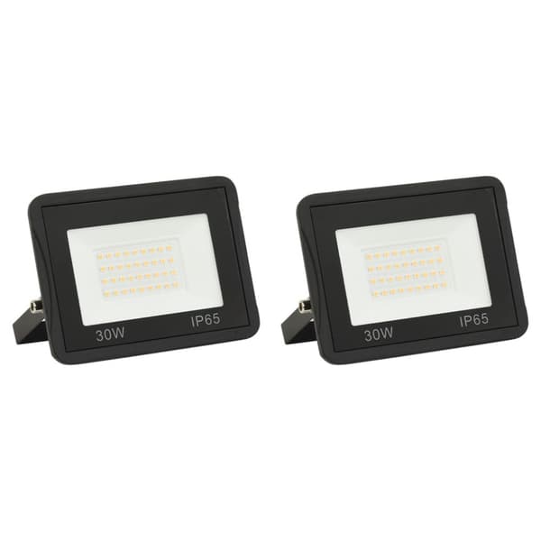 Strålkastare 2 st 30 W LED kallvit