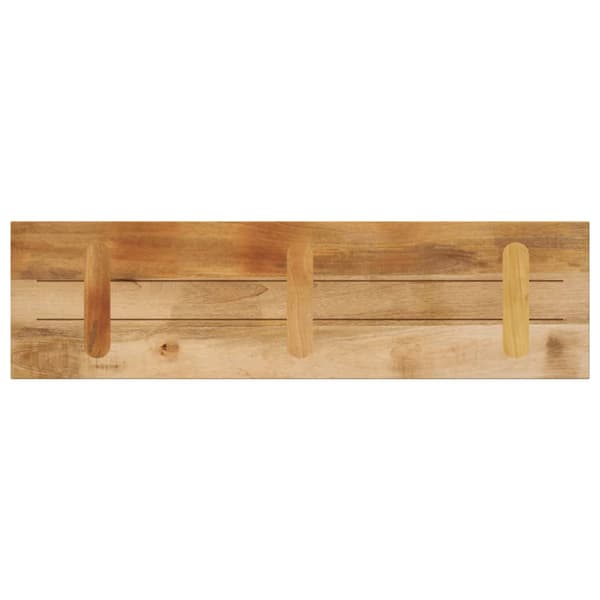 Bordsskiva 100x20x3,8 cm rektangulär massivt grovt mangoträ