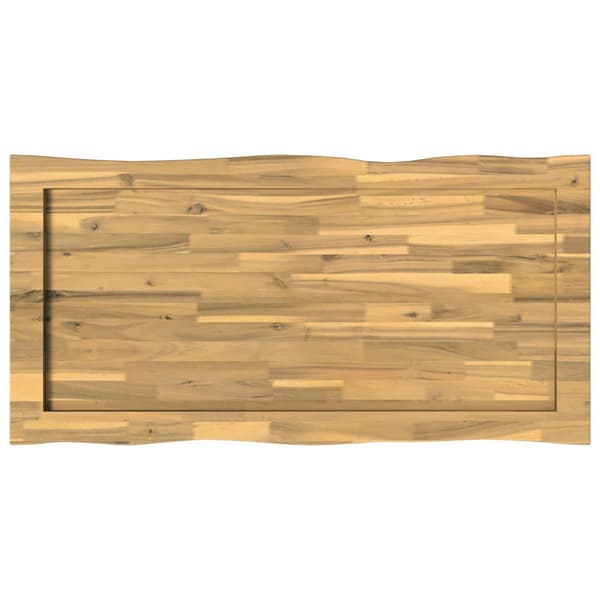 Rektangulärt Bordsskiva 90 x 50 x 3,5 cm Rektangulär Vit