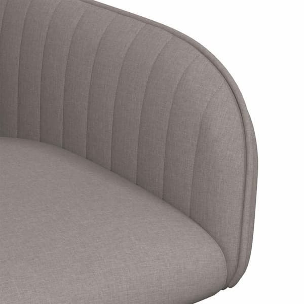 Matstolar 4 pcs Tyg Taupe 56,5 x 50 x 87,5 cm