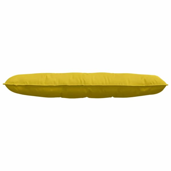 Ryggkudde Gul 140 x 50 cm Kordread tyg