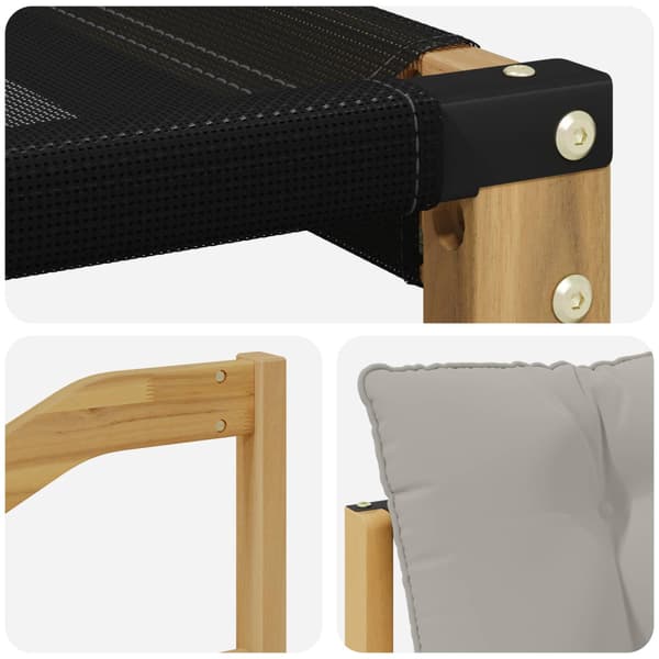 Utomhussoffset 6 pcs Vit och ljusgrå 79 x 79 x 37 cm