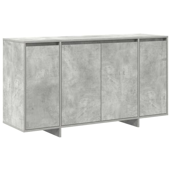 Sideboard Betonggrå 135 x 41 x 75 cm Konstruerat trä