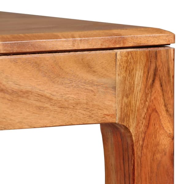 Matbord massivt trä 118x60x76 cm