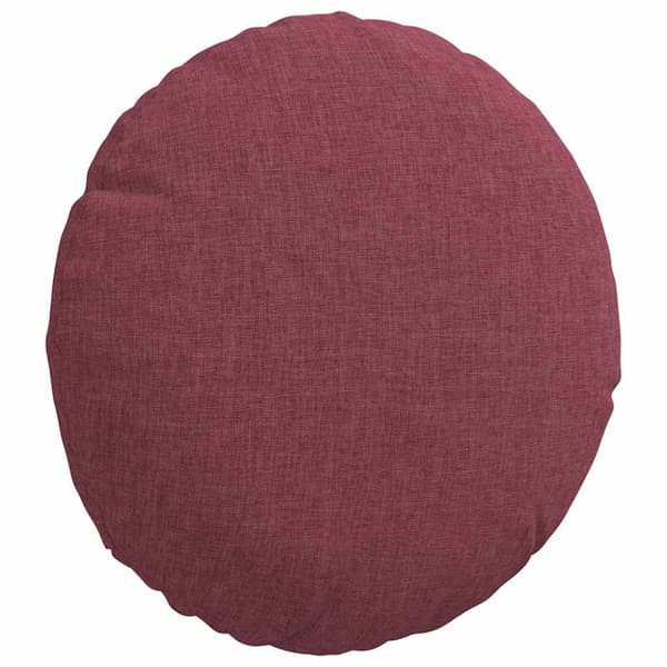 Sittkuddar 2 pcs Vinröd Ø30 x 13 cm tyg