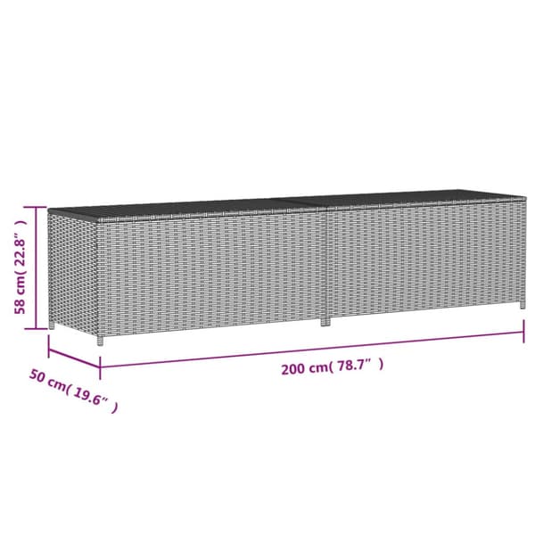 Dynbox blandad beige 469L konstrotting