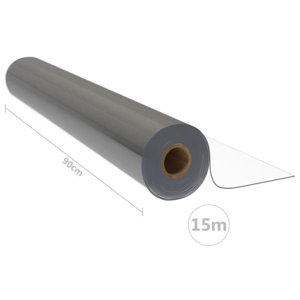 Bordsskydd rulle transparent 0,9x15 m 1,6 mm PVC