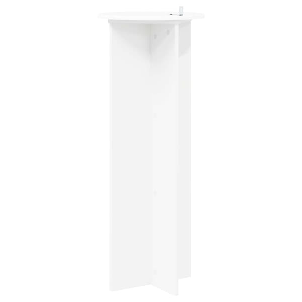 Växtställ 2 pcs Vit Ø40 x 100 cm Konstruerat trä