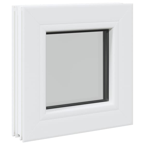 Källarfönster RISOR 35 x 35 cm PVC och glas