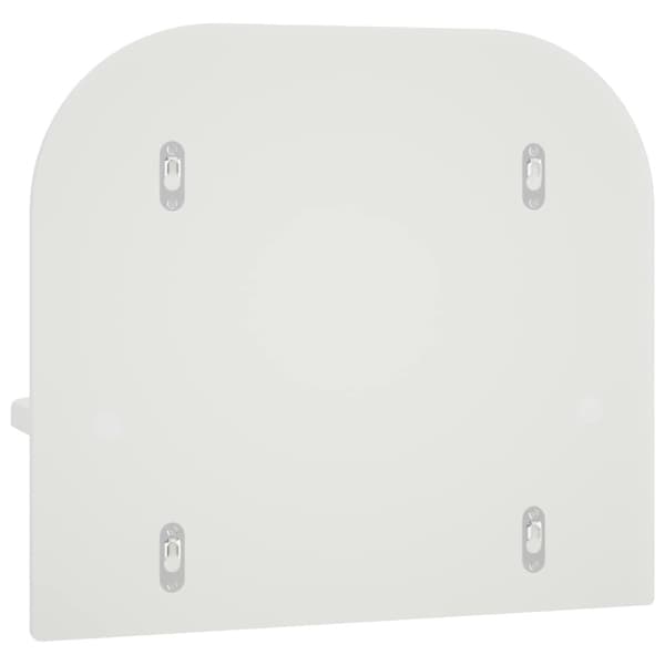 Vägg hylla 2 st Vit 41 x 13,5 x 37,5 cm Konstruerat trä