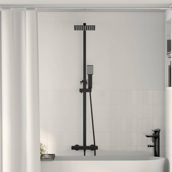 Termostatduschsystemset Mässing och rostfritt stål