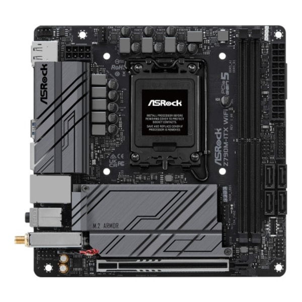 ASRock Z790M-ITX WiFi - moderkort - mini ITX - LGA1700-uttag - Z790