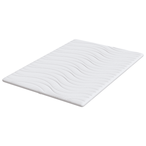 Madrasskydd Vit 140 x 190 cm Stickad tyg