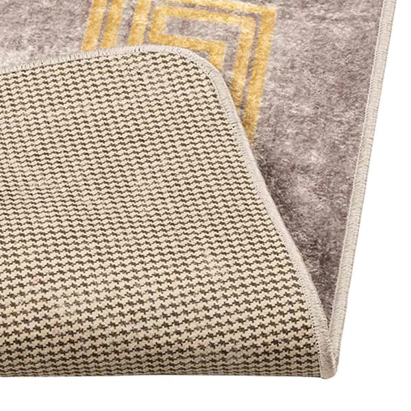 Mattlöpare MARSA Grå 100 x 450 cm Polyester och PVC