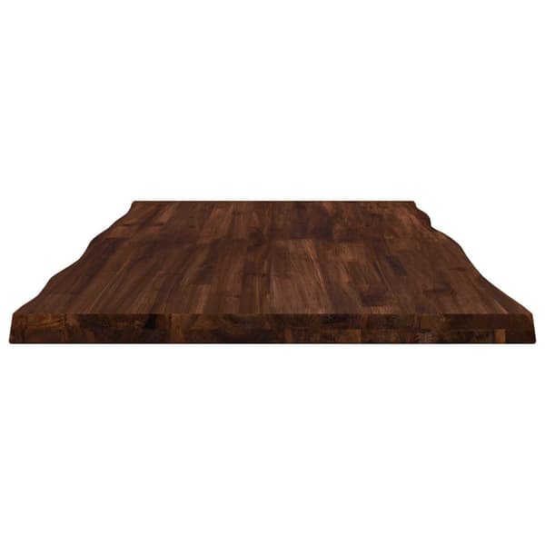 Rektangulärt Bordsskiva 90 x 50 x 3,5 cm Rektangulär Mörkbrun
