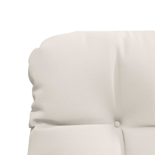 6-delade Höga Ryggstolsdynor VIANEN 6 st 100% Polyester Vit