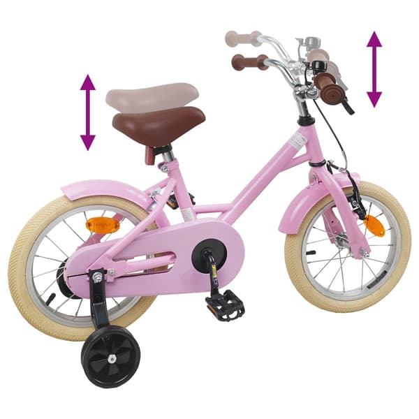 Barncykel 12 Tum för 2-4 åringar Ljusrosa