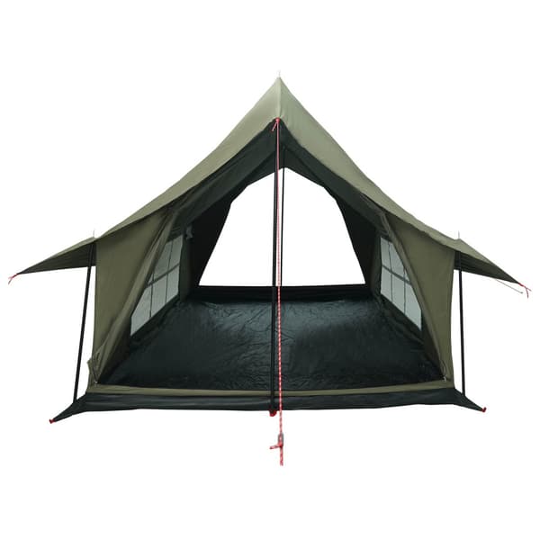 Stuga Tält Armégrön 340 x 246 x 210 cm Polyester / Bomull