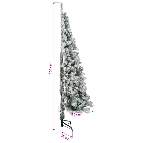Plast Hingad Julgran 150 cm 150 LED-lampor Varmvit