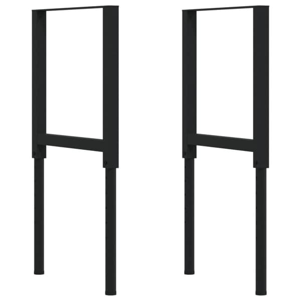 Arbetsbänk 100x60x(73-99,5) cm massiv akacia rektangulär