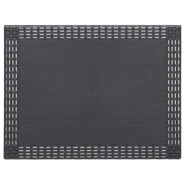 Lounge-set med kudde 3 pcs Antracit PP