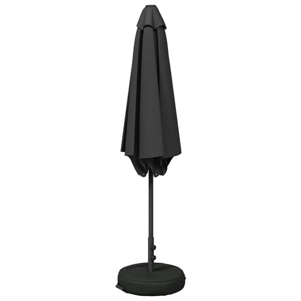 Trädgårdsparasol 270 x 270 cm Polyester Rektangulär Antracit