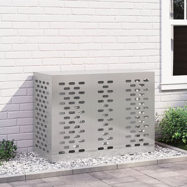 Täckning för Luftkonditionering Silver 110 x 50 x 80 cm