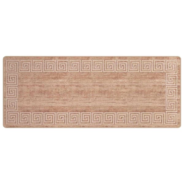 Mattlöpare MARSA Vit 100 x 400 cm Polyester och PVC